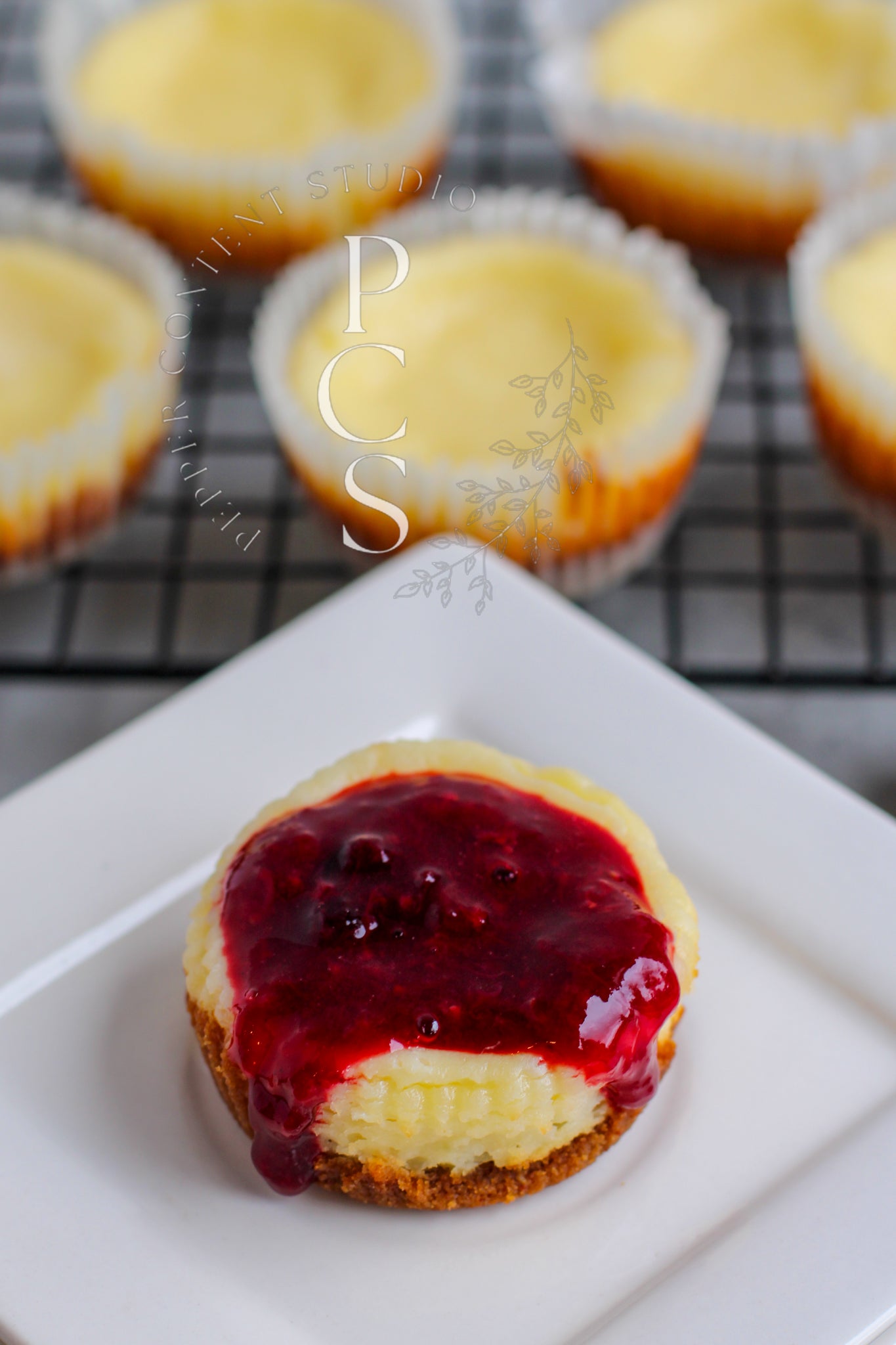 Gluten-Free Berry Topped Cheesecake Cups