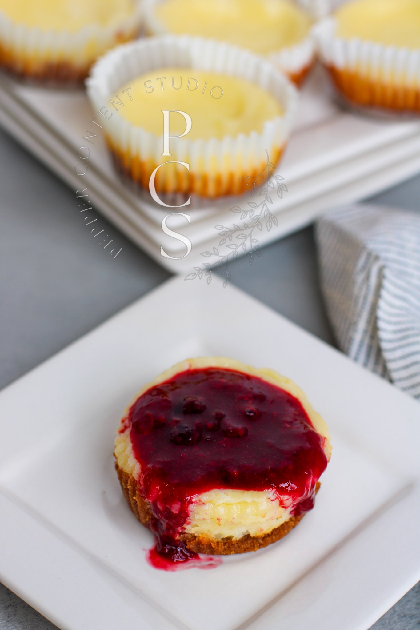 Gluten-Free Berry Topped Cheesecake Cups