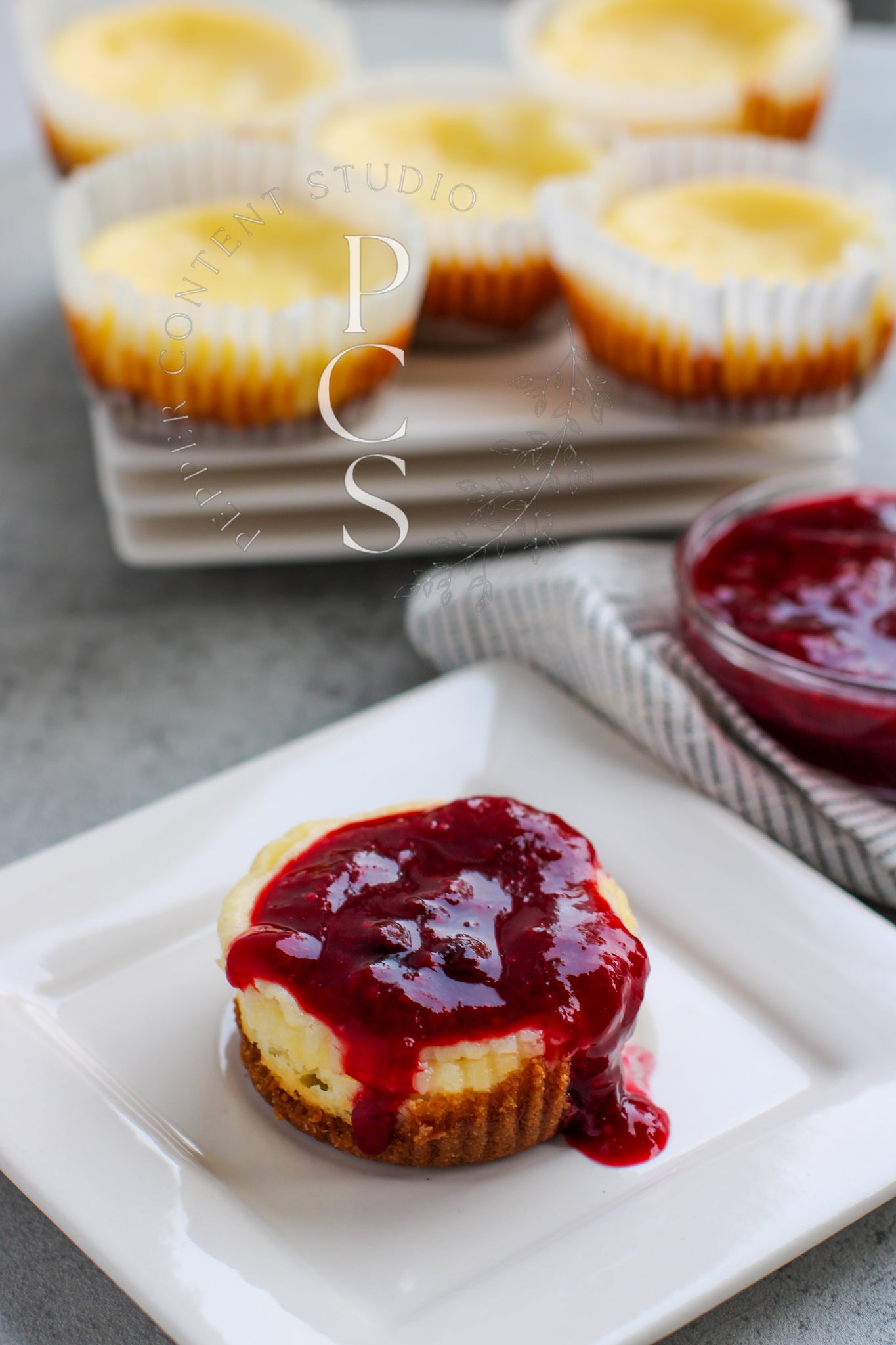 Gluten-Free Berry Topped Cheesecake Cups