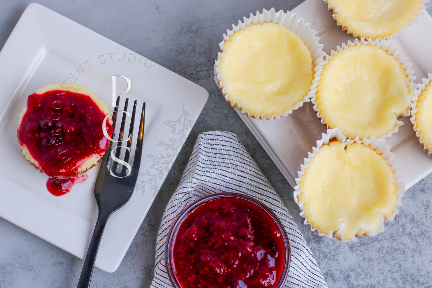 Gluten-Free Berry Topped Cheesecake Cups