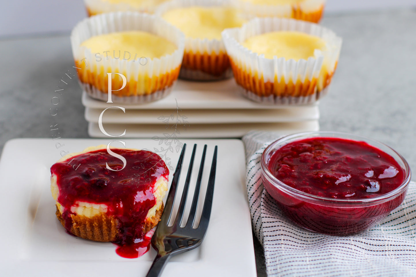 Gluten-Free Berry Topped Cheesecake Cups